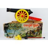 Tudor Rose - A boxed vintage 'Captain Morgan Siege Gun' from Tudor Rose.