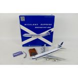 Inflight Models - A boxed die-cast 1:200 scale Highland Express Boeing 747-100.