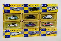 Corgi Vanguards - 6 x emergency vehicles including Ford Cortina MkIV in Hertfordshire Constabulary