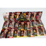 Hasbro - Star Wars - 21 x carded figures plus a Comm Talk Reader.