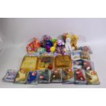 Ty - 13 x boxed Ty Gear For Beanie Kids and boxed Mcdonalds Ty soft toys and 10 x unboxed Ty Beanie