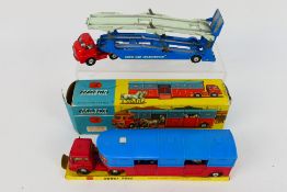 Corgi - A Bedford TK Chipperfield's Circus horse transporter # 1130 and a Bedford Carrimore car