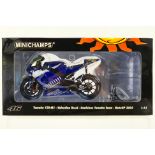 Minichamps - A boxed 1:12 scale Valentino Rossi Collection Yamaha YZR-M1 2005 Moto GP bike #