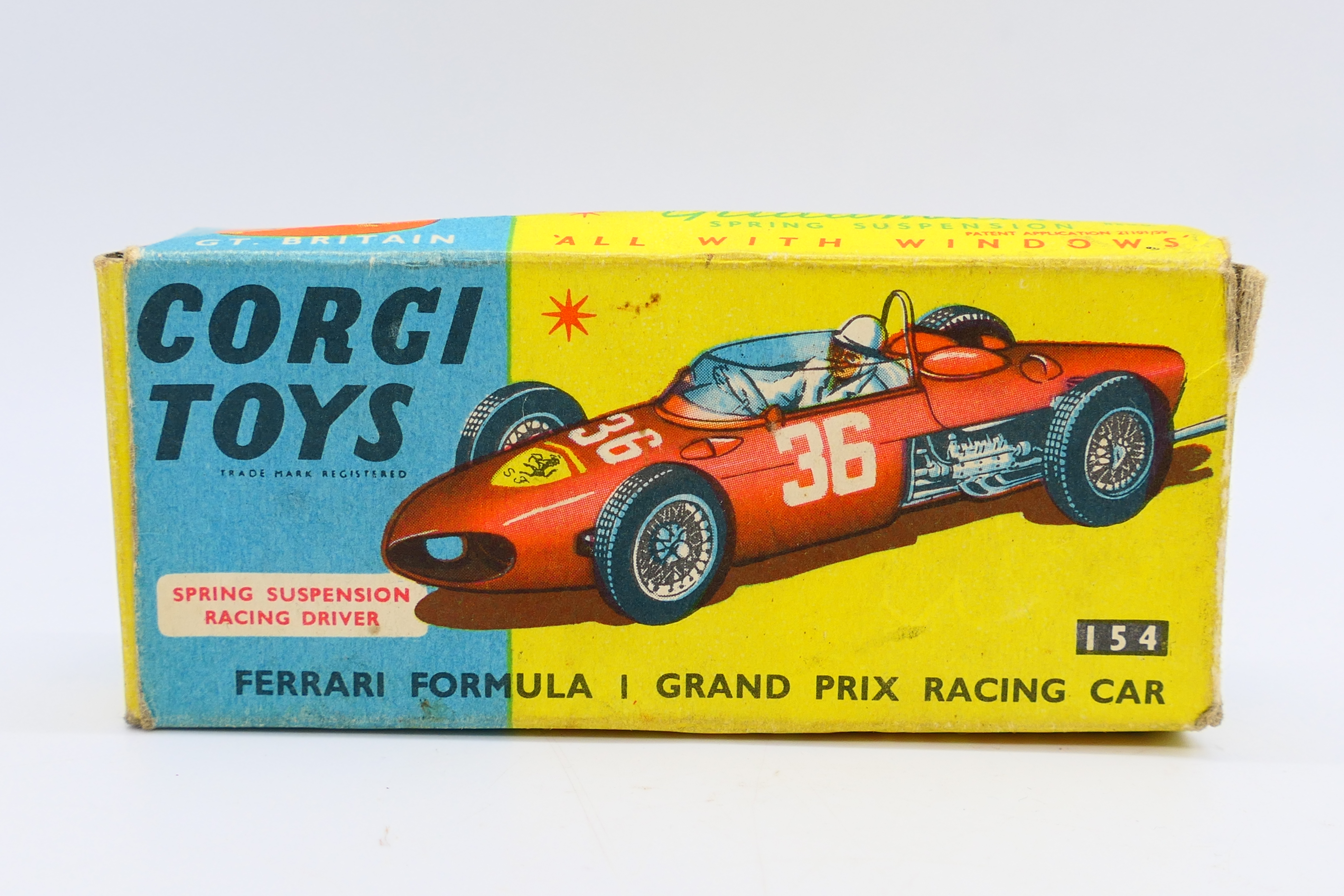 Corgi - A boxed Ferrari Formula 1 Grand Prix racing car in red # 154. - Image 6 of 6