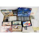 Roden - Eduard - Rosemont - Libramodels - 15 x aircraft model kits including Junkers G23/24 in 1:72,