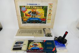 Commodore - A boxed Commodore 64C Hollywood edition complete with the keyboard, cassette deck,