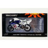Minichamps - A boxed 1:12 scale Valentino Rossi Collection Yamaha YZR-M1 2008 Moto GP bike #