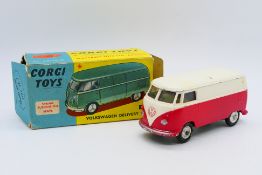 Corgi - A Volkswagen Delivery van in white and red # 433.