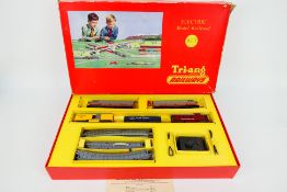 Tri-ang - An uncommon OO gauge electric 'RLX' train set with Transcontinental power and dummy locos