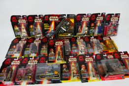 Hasbro - Star Wars - 20 x carded Episode 1 figures and accessory sets plus a Comm Talk Reader,