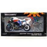 Minichamps - A boxed 1:12 scale Valentino Rossi Collection Yamaha YZR-M1 2007 Assen GP bike #