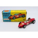Corgi - A boxed Ferrari Formula 1 Grand Prix racing car in red # 154.
