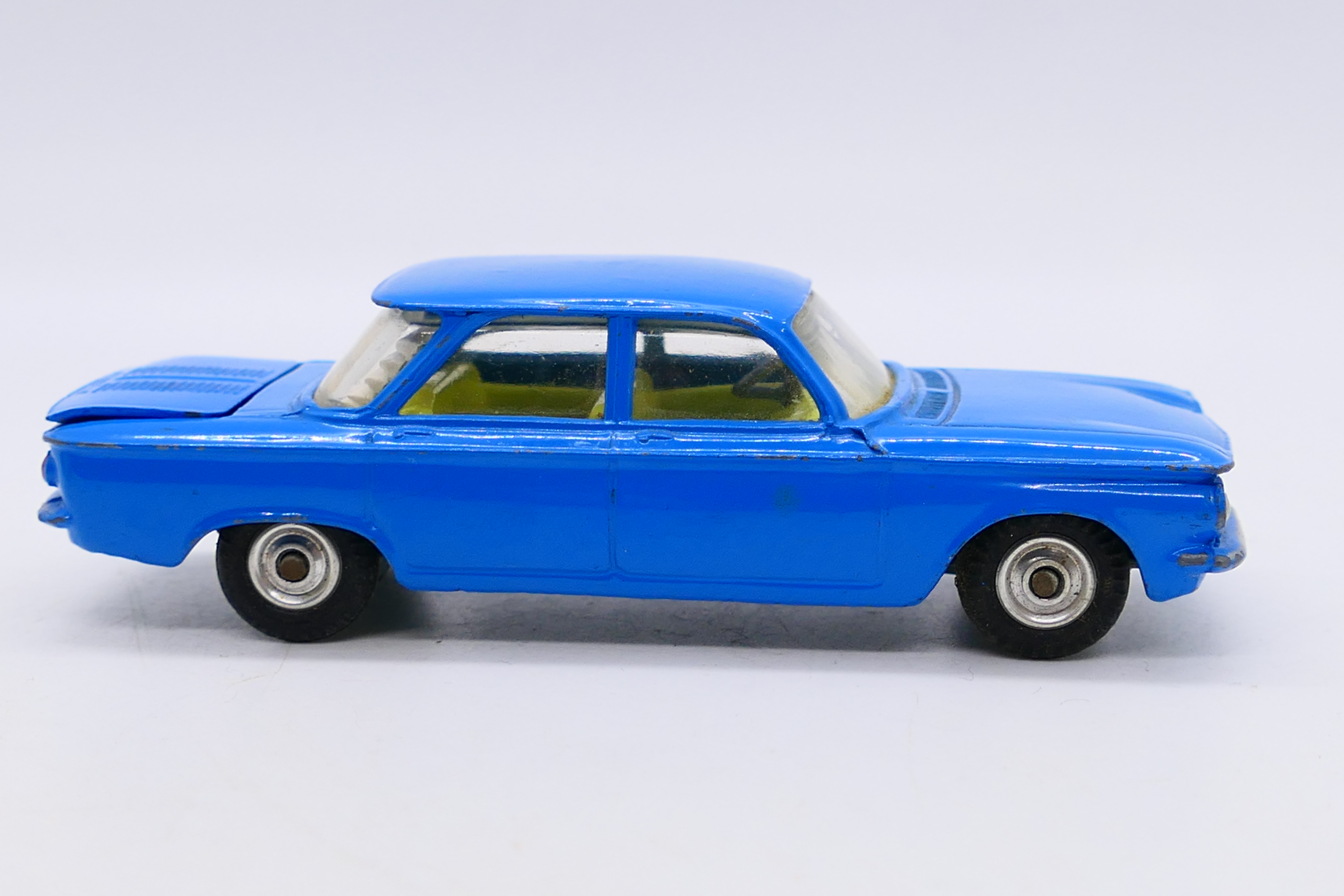 Corgi - A boxed Chevrolet Corvair sedan in mid blue # 229. - Image 5 of 8