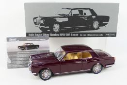 Paragon Models - A boxed die-cast 1:18 scale Rolls-Royce Silver Shadow MPW 2DR Coupe - The model -