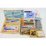 Revell - Frog - Airfix - Isra-cast - Lawrence Designs - 9 x boxed / bagged aircraft model kits and