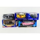 Solido - Corgi - Welly -Revell - Other - Five boxed larger scale diecast model vehicles,
