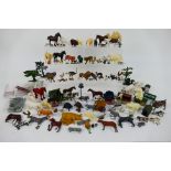 Britains - Johillco - FGT - A collection of farm and zoo animals and accessories including dogs,