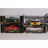 Chrono - Maisto - Bburago - Four boxed diecast 1:18 scale model cars.