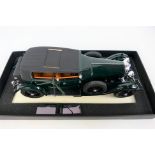 TSM - A damaged 1930 Bentley 8 Litre saloon in 1:18 scale for spares or restoration.