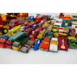Matchbox - Corgi - Majorette - Dinky - 60 plus vehicles in play worn condition for restoration or