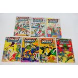 DC Comics - Seven issues of the DC Comics Silver Age comic 'Justice League of America'.