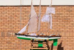 A radio controlled schooner 'Sea Witch'.