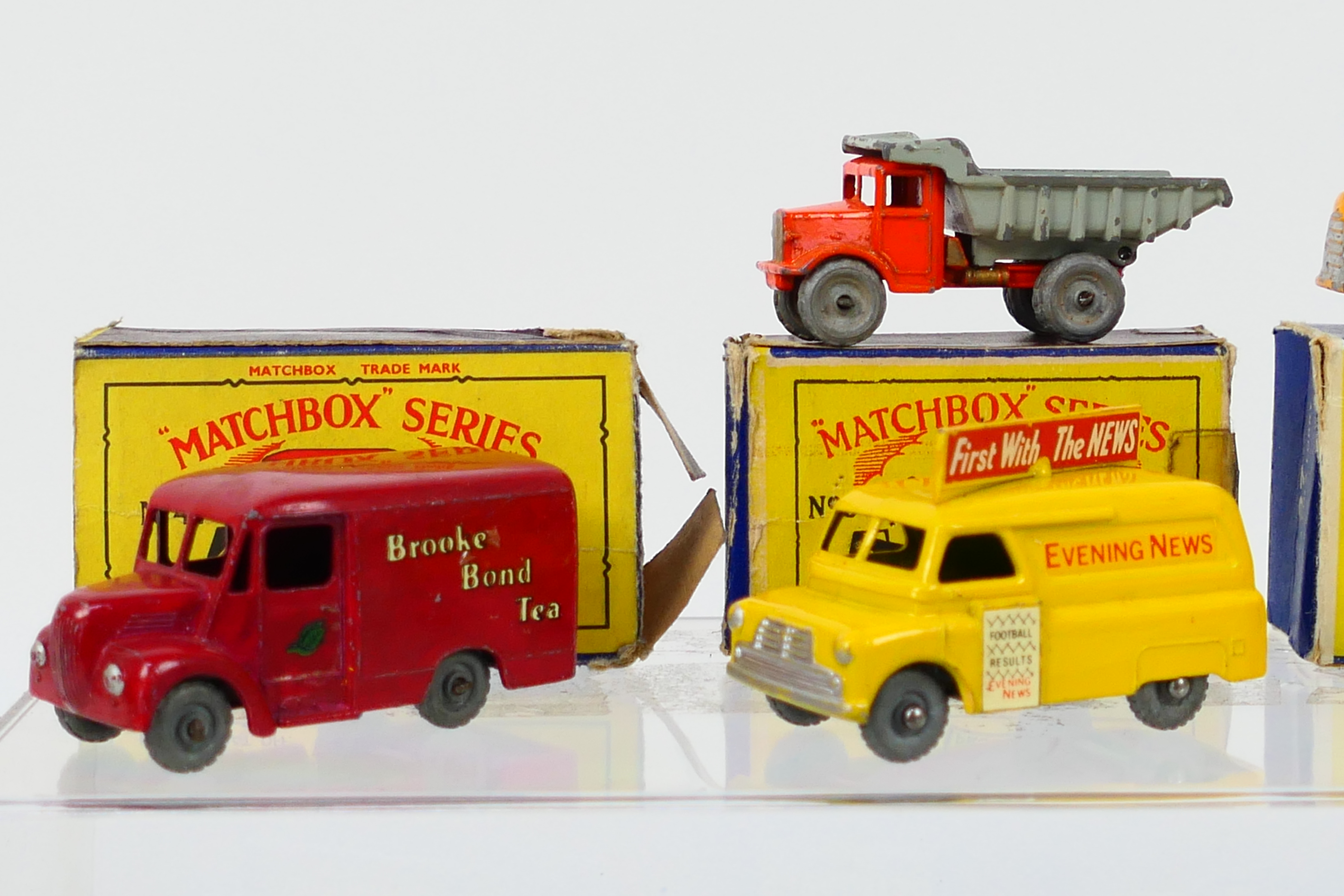 Matchbox - A collection including Commer pickup in red and grey # 50, Volkswagen van # 34, - Image 2 of 7