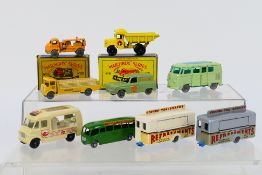 Matchbox - A collection of vehicles including Commer Lyons Maid Ice Cream van # 47,