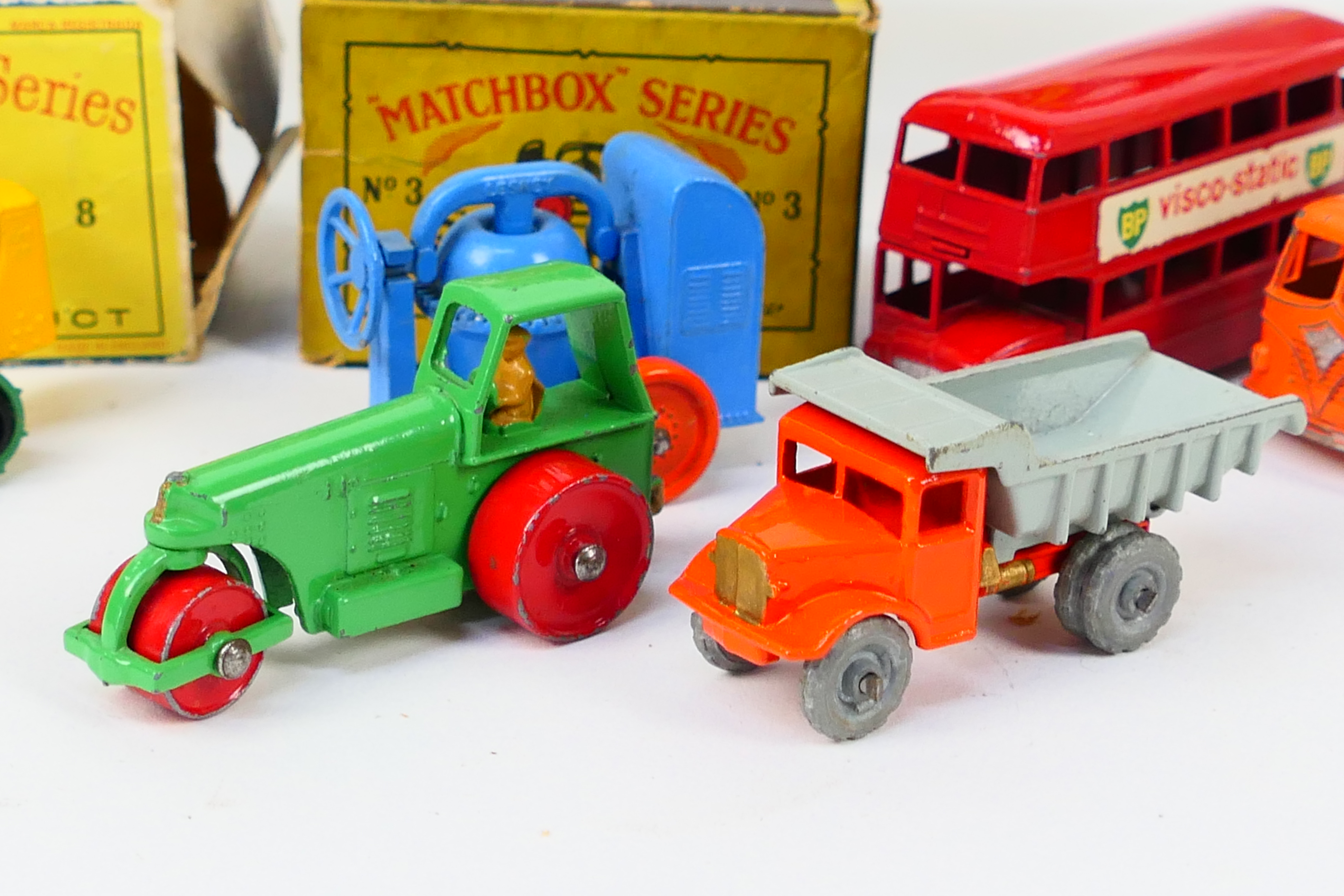 Matchbox - A group of models including AEC 8 Wheel Tipper # 51, Mercedes Unimog # 49, - Image 4 of 6