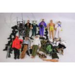 Action Man - Hasbro - Eight unboxed Modern Action Man figures with a quantity of modern accessories