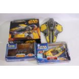 Star Wars - Attack of The Clones - ROTS. Three boxed items appearing in Excellent - Mint condition.