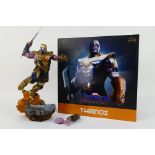 Marvel - Iron Studios - A limited edition BDS Deluxe Avengers Endgame Thanos statue in 1/10 scale.