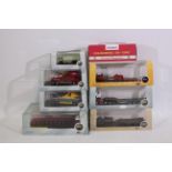 Oxford Diecast - Eight boxed diecast model trucks in 1:76 scale from from the Oxford Diecast