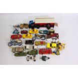 Britains - Corgi - Dinky Toys - Matchbox - Other - An unboxed group of playworn diecast in various