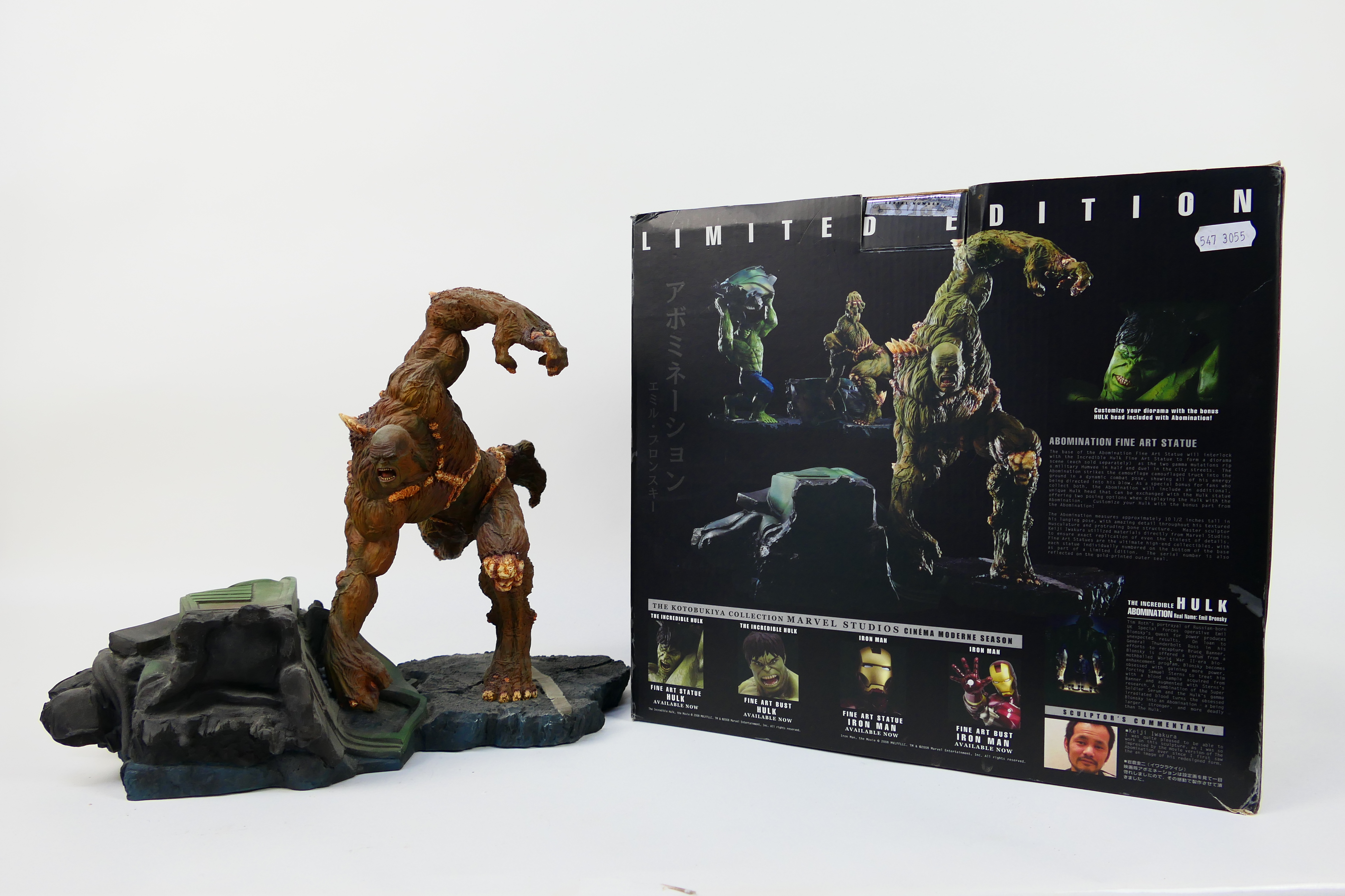 Kotobukiya - Marvel - A boxed limited edition The Incredible Hulk Abomination fine art statue