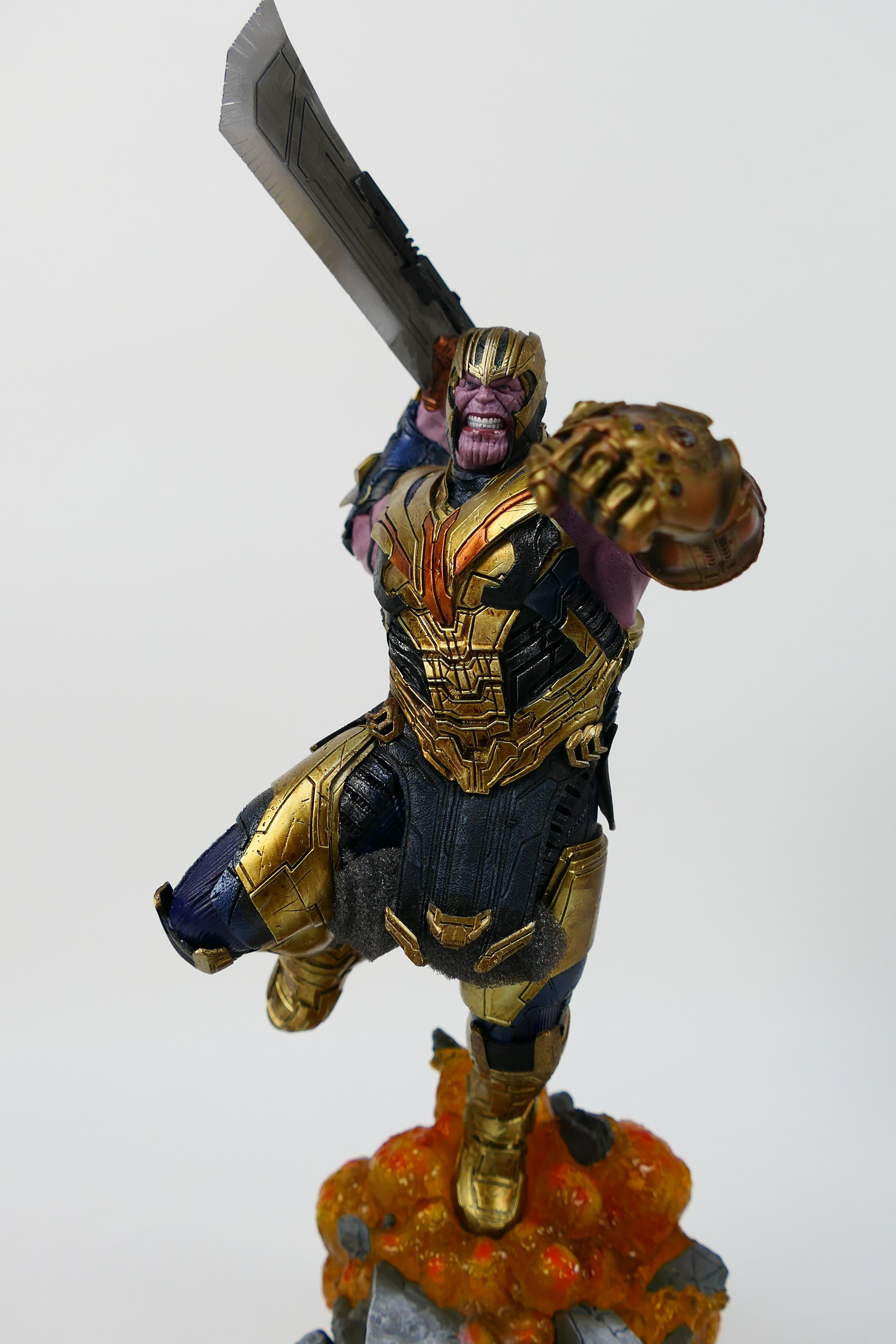 Marvel - Iron Studios - A limited edition BDS Deluxe Avengers Endgame Thanos statue in 1/10 scale. - Image 7 of 8