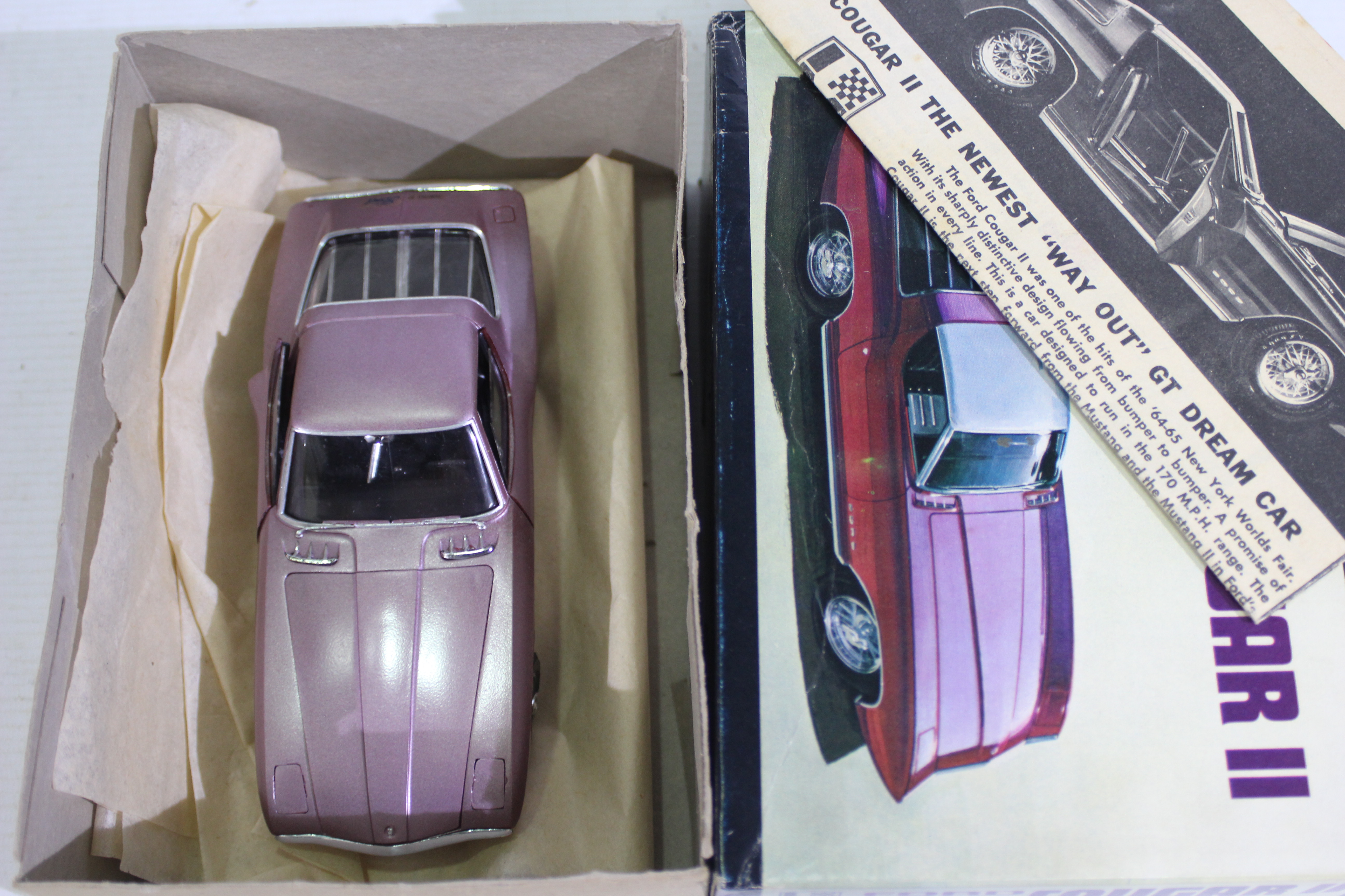 AMT - IMC - 4 x vintage boxed model kits which have been built, 1966 Ford Mustang, - Image 3 of 3