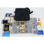 Nintendo - A cased Nintendo Gameboy with rechargeable battery pack, 18 x cased games,