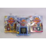 Radica - Three carded Radica 'Cube World electronic games.