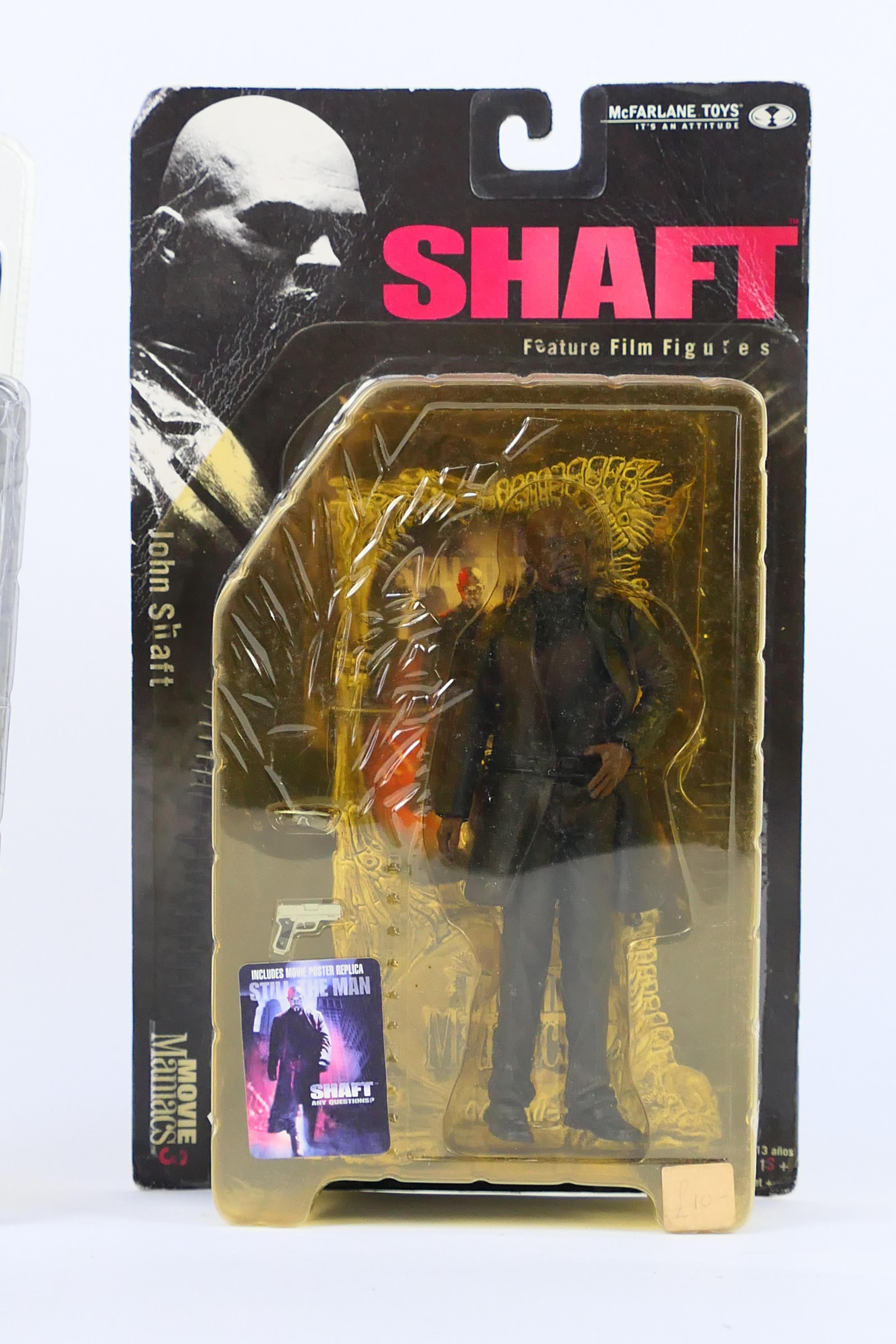 Neca - Troublemaker - 2 x carded figures, Danny Trejo from Machete and John Shaft from Shaft. - Image 2 of 3