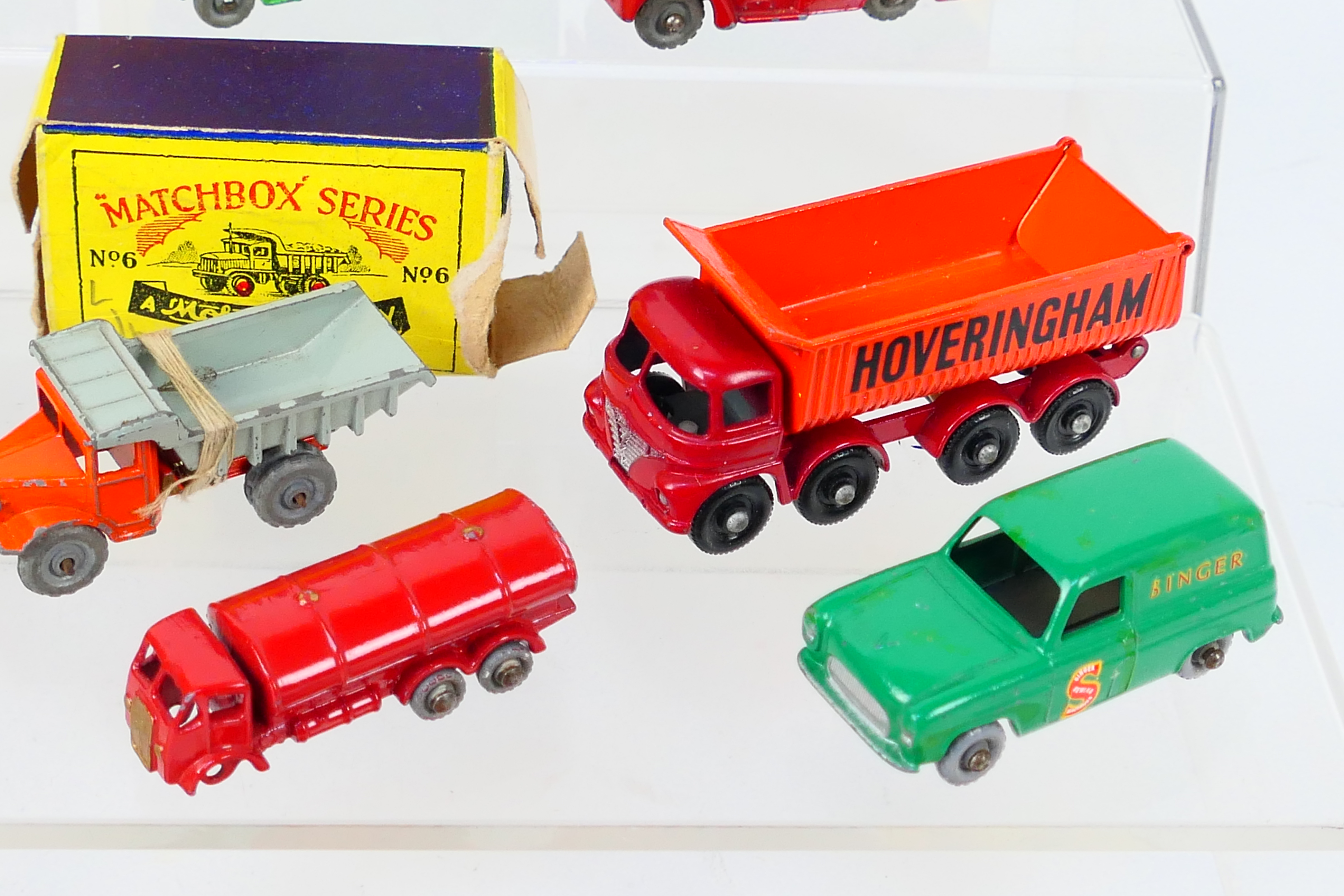 Matchbox - A collection of models including Ford Thames van in green # 59, Trojan van # 47, - Image 4 of 7