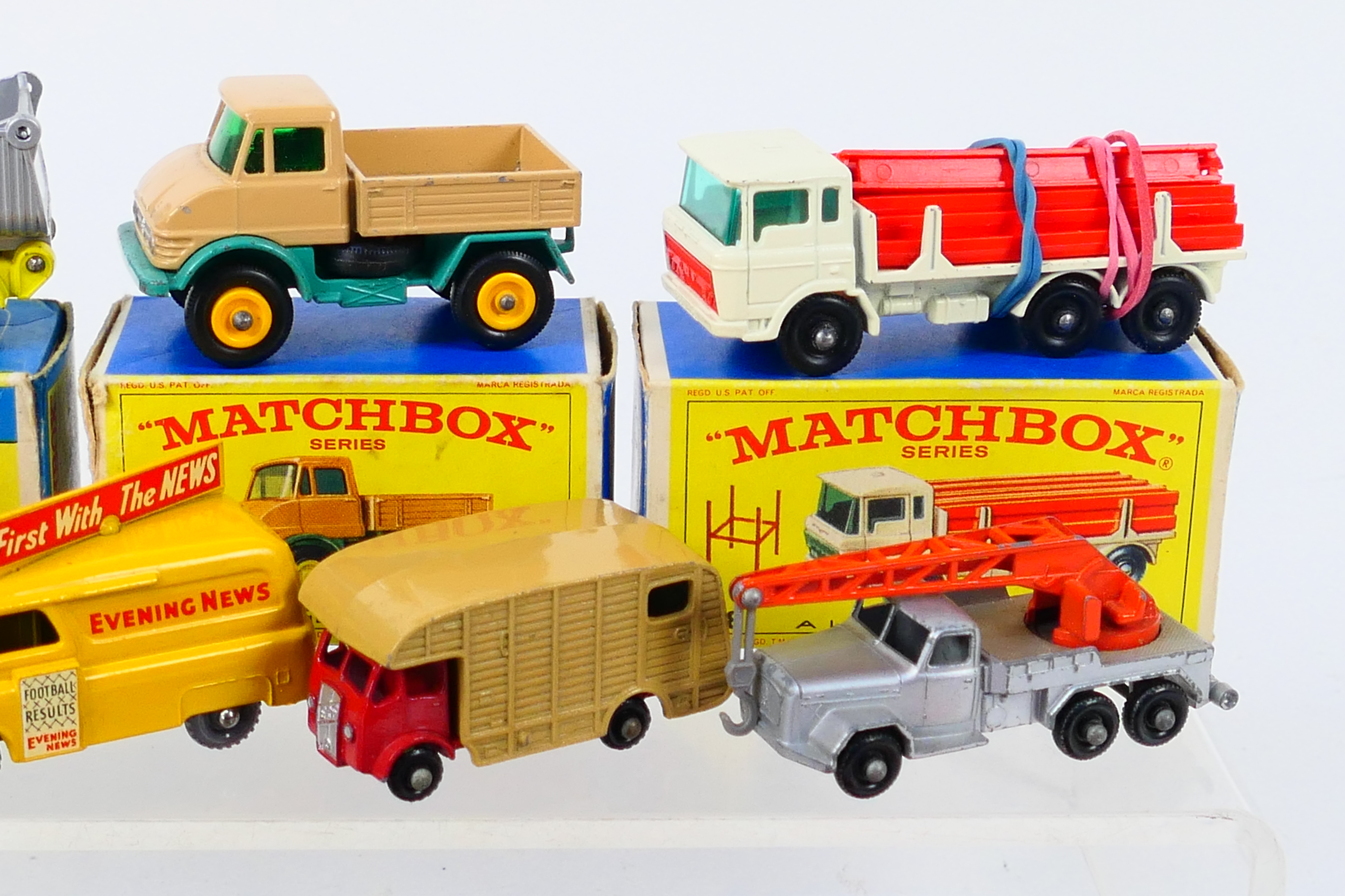 Matchbox - A group of models including AEC 8 Wheel Tipper # 51, Mercedes Unimog # 49, - Image 3 of 6