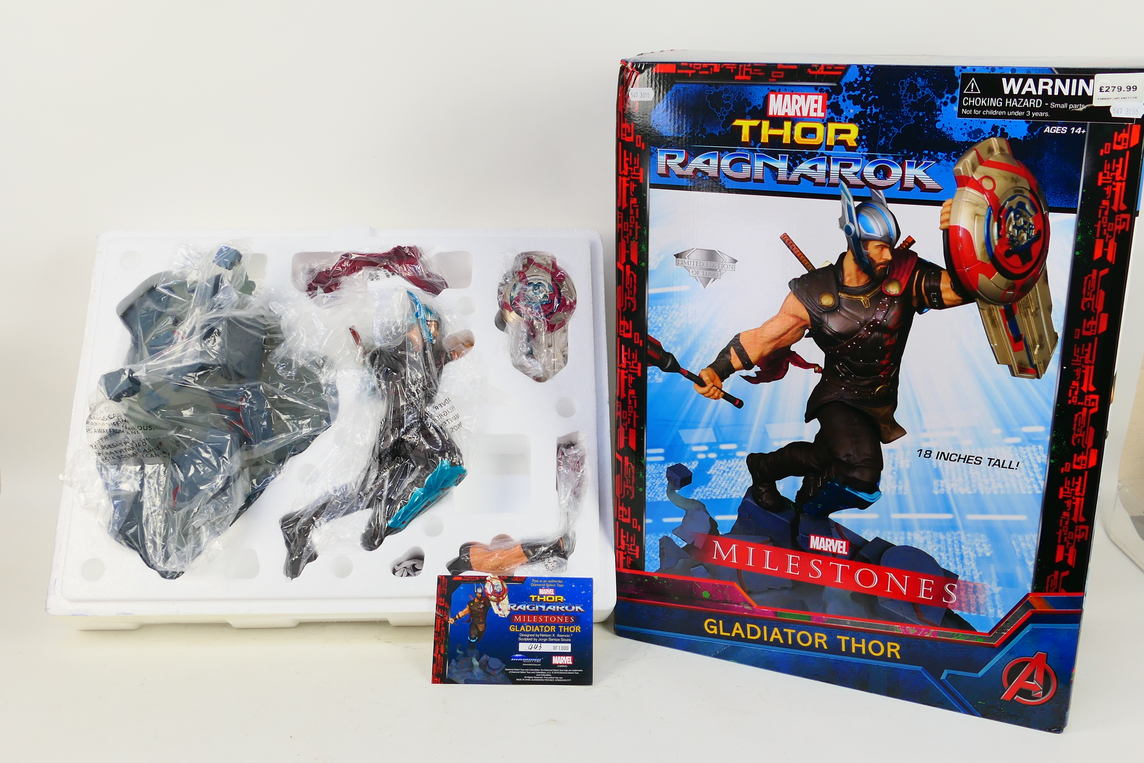 Diamond Select Toys - Marvel - A limited edition Marvel Thor Ragnarok Milestones Gladiator Thor 18