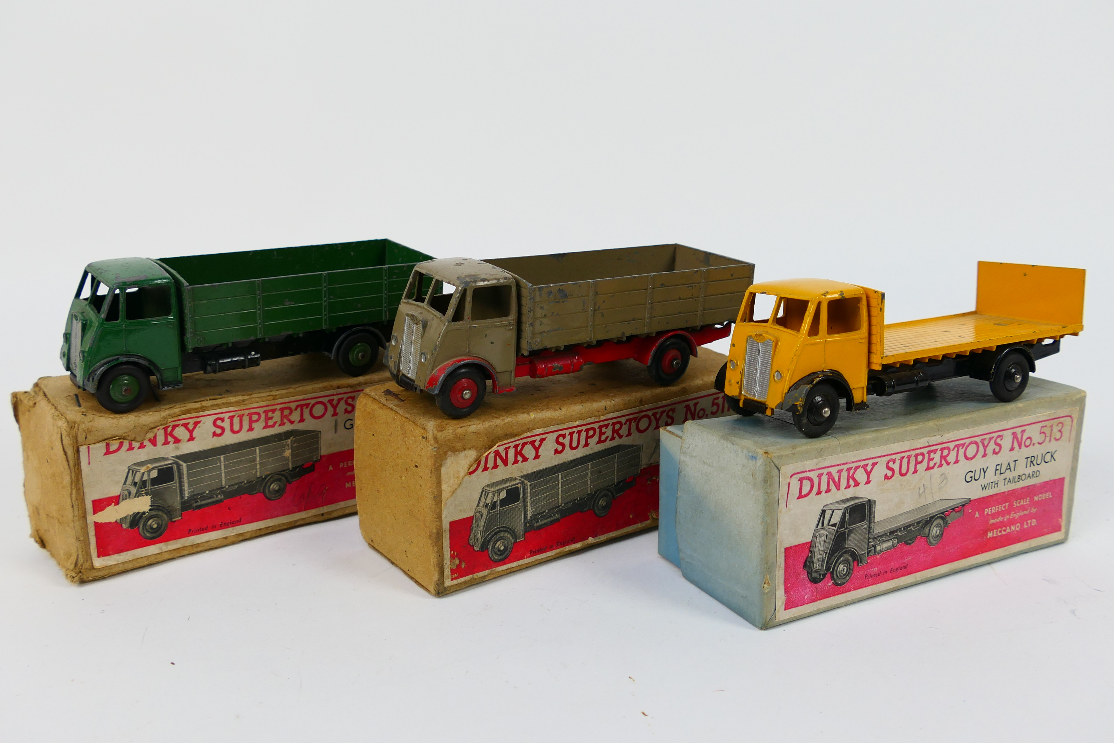 Dinky - 3 x boxed Guy models,