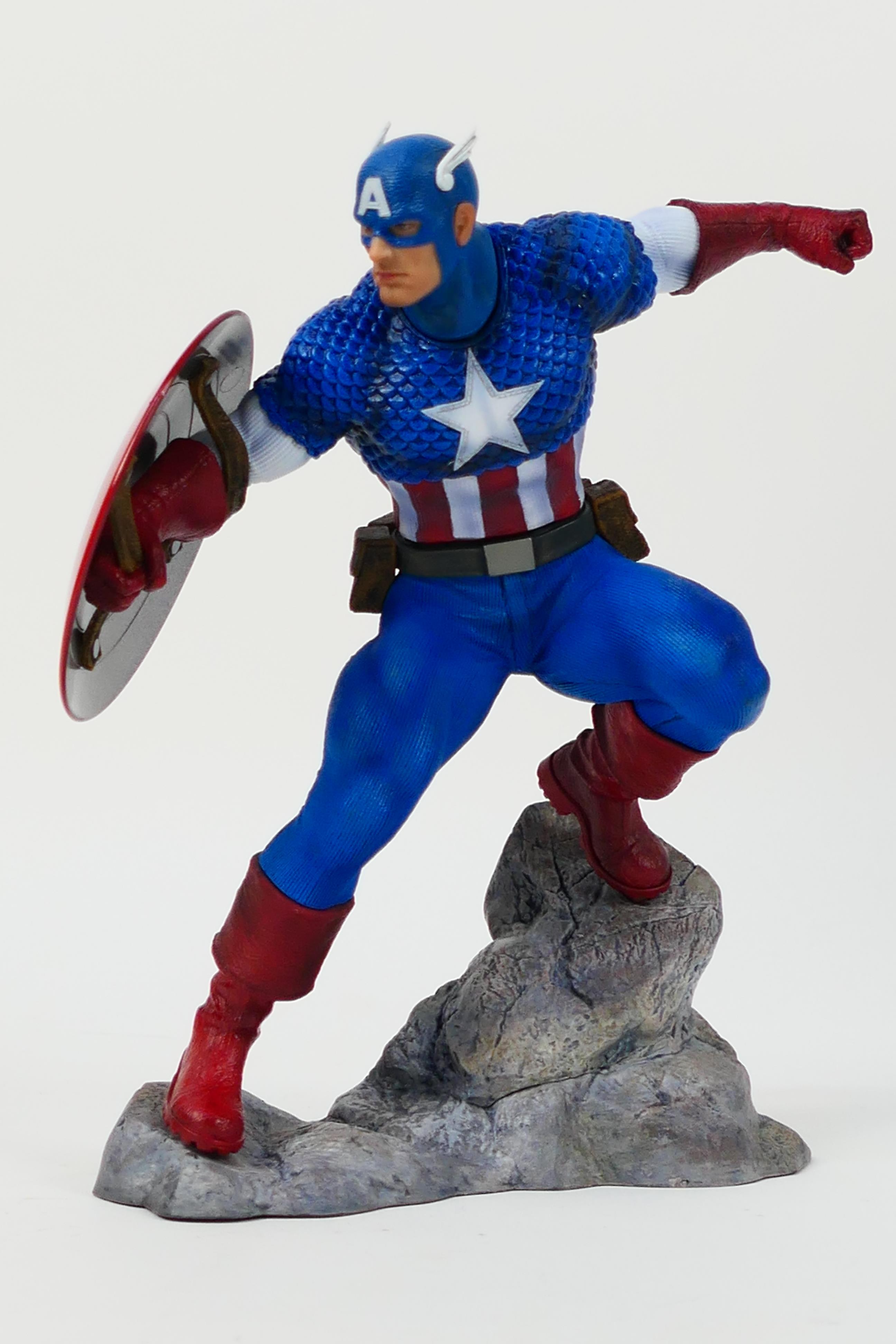 Kotobukiya - Marvel - ARTFX Premier - A limited edition Captain America pre painted model kit - Image 2 of 5