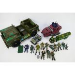 Chap Mei, Lanard, Hasbro, Other - 18 x plastic military action figures, accessories,
