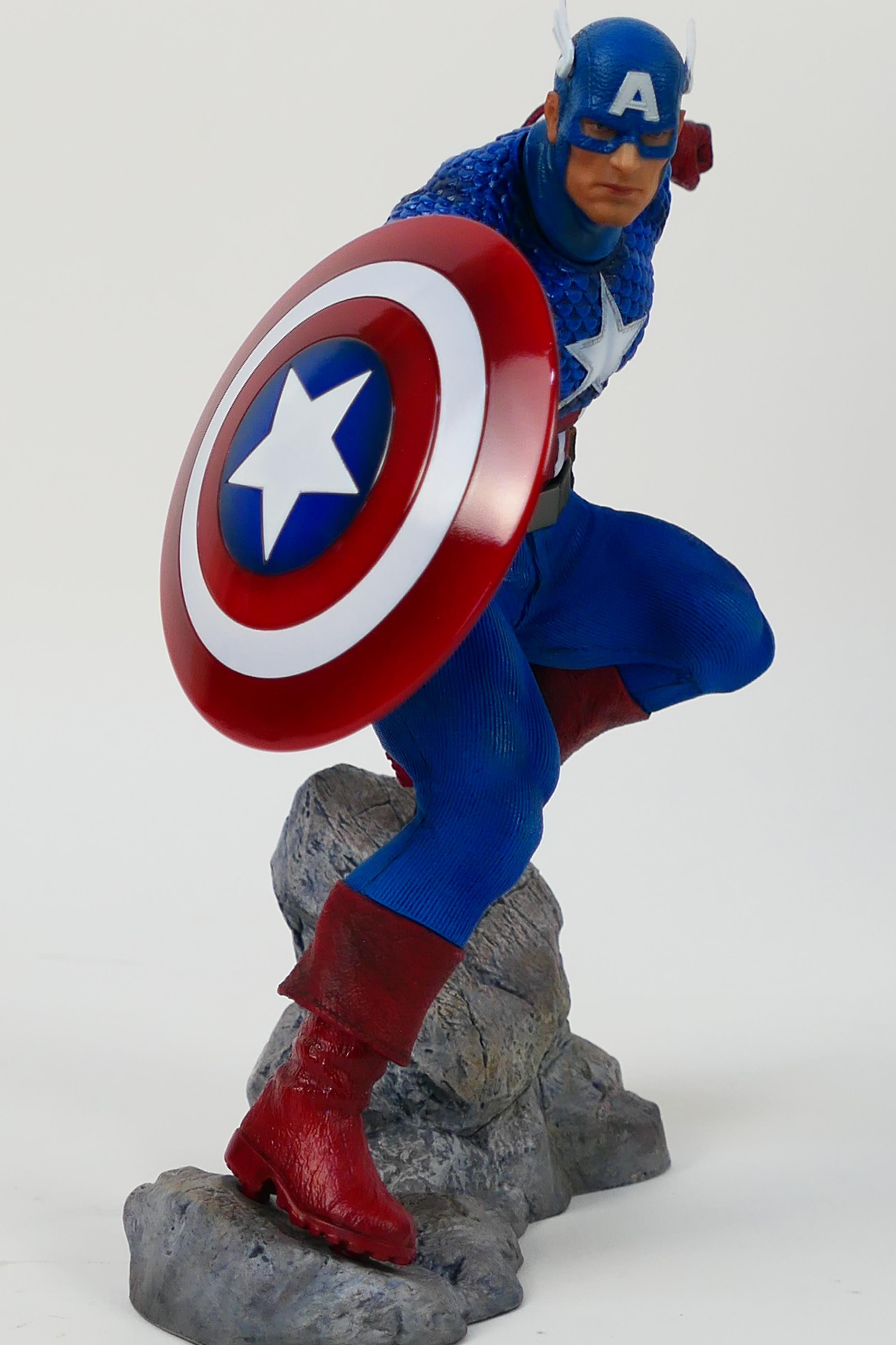 Kotobukiya - Marvel - ARTFX Premier - A limited edition Captain America pre painted model kit - Image 3 of 5