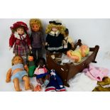 Palitoy - Leonardo - Karrusel - Ideal - A group of dolls including a Leonardo named Juliette on a