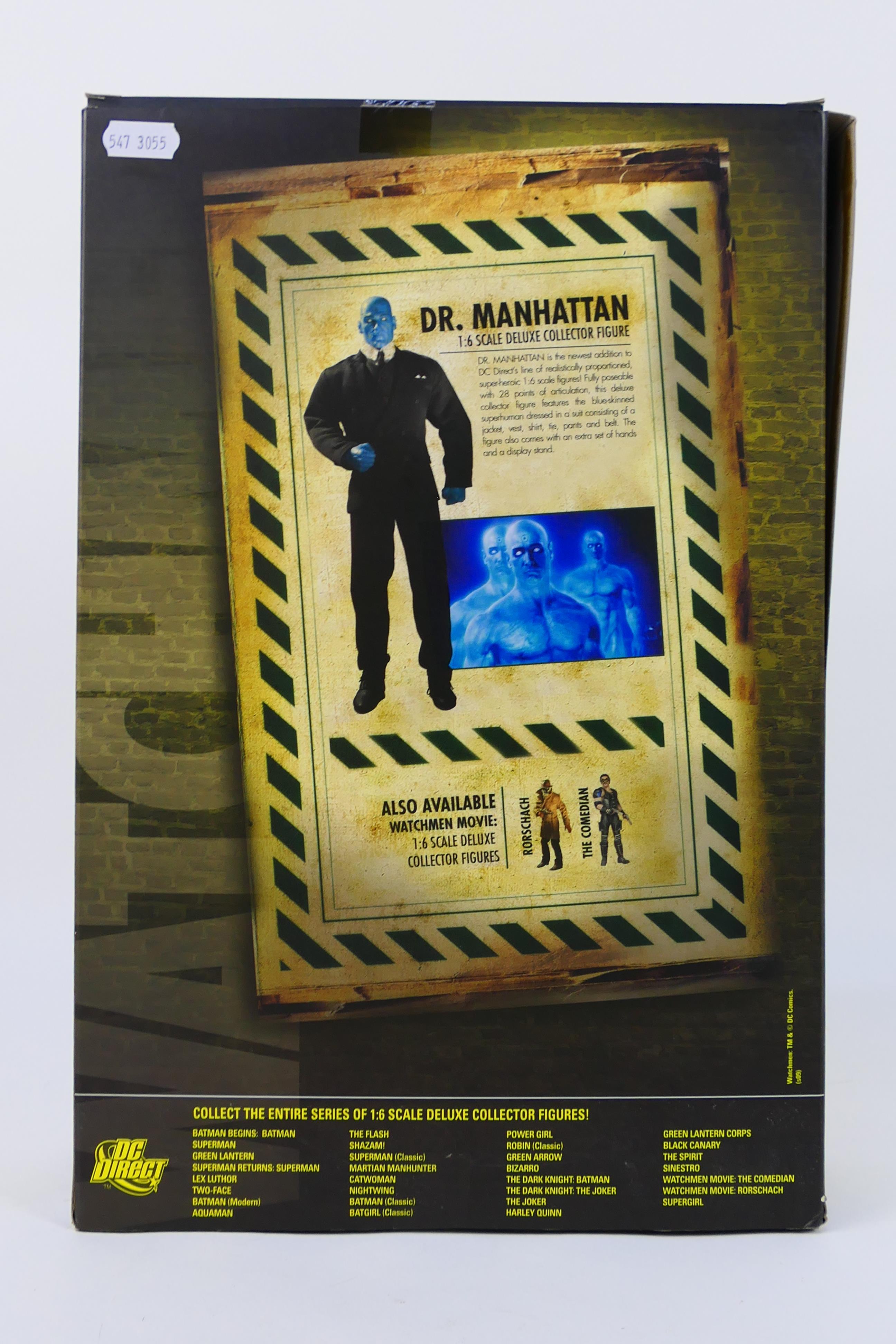DC Direct - Watchmen - A boxed Dr. Manhattan deluxe fully poseable collector figure in 1:6 scale. - Image 5 of 5
