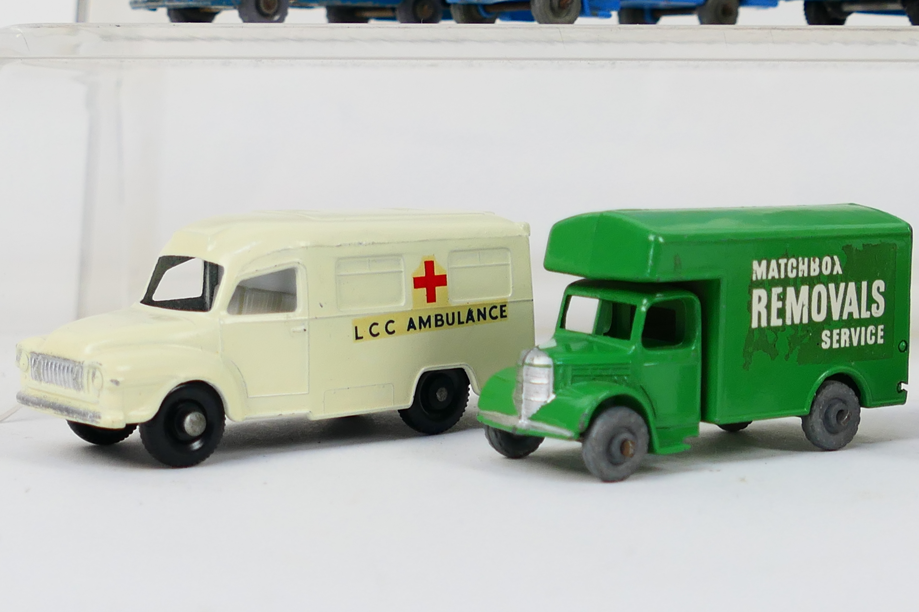 Matchbox - A collection including Commer pickup in red and grey # 50, Volkswagen van # 34, - Image 6 of 7